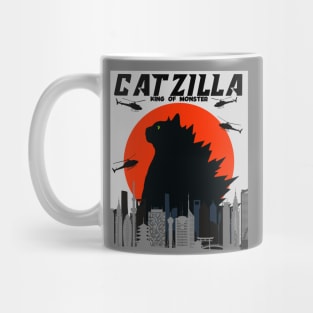 Cat Zilla King Of Monster Mug